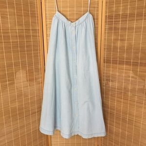 Ralph Lauren denim maxi skirt size 4 EUC